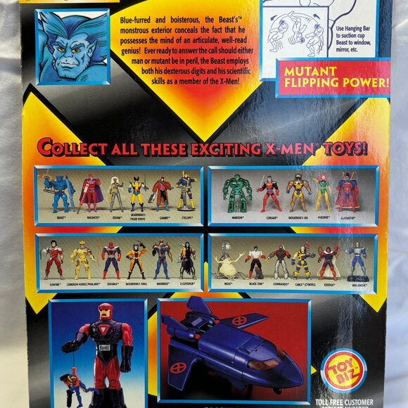 X-MEN Classics Beast Unopened Action Figure Mid-1990's - Picture 6 of 10